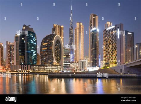 Dubai Skyline , Burj Khalifa , Dubai , UAE Stock Photo - Alamy