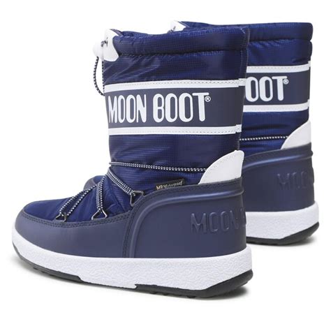 Śniegowce Moon Boot Jr Boy Sport 34052700 Granatowy eobuwie pl