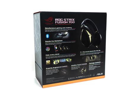 Walking Into A Virtual World Asus Rog Strix Fusion 700 Gaming Headset