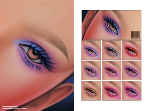 Eyeshadow N263 V1 Sims 4 Mod Download Free