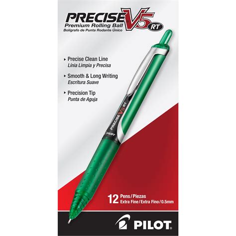 Pilot Precise V Rt Extra Fine Premium Retractable Rolling Ball Pens