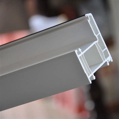 Customized UPVC PVC Profiles Window Frame Shutter White Profile China