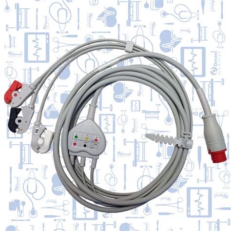 Cable Completo Para Ecg Derivaciones Deseel Medical