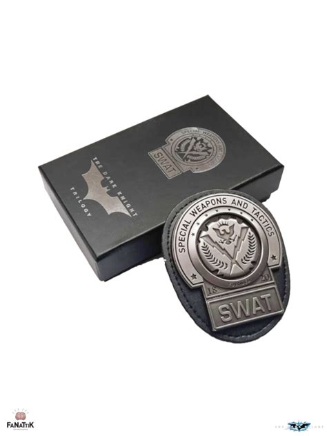 Fanattik Dc The Dark Knight Gotham City Swat Badge Replica Limited