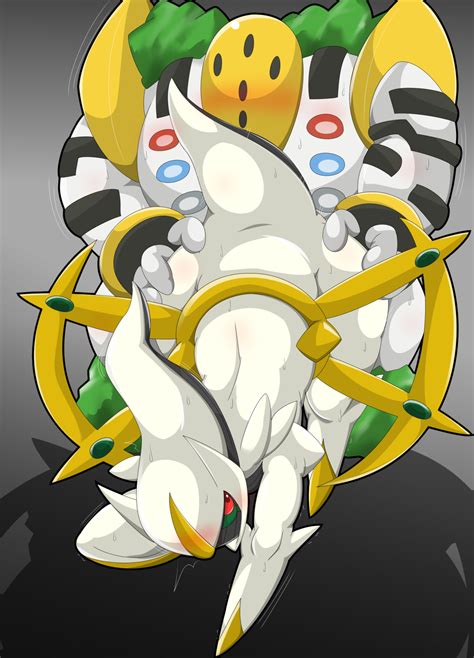 Rule 34 1boy Ambiguous Gender Arceus Blush Feet Feral From Behind Humanoid Interspecies