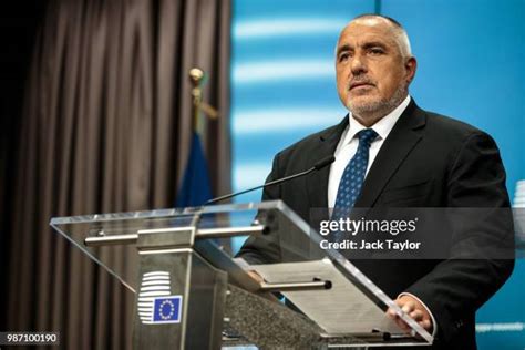 Bulgarian Prime Minister Boyko Borisov Photos and Premium High Res ...