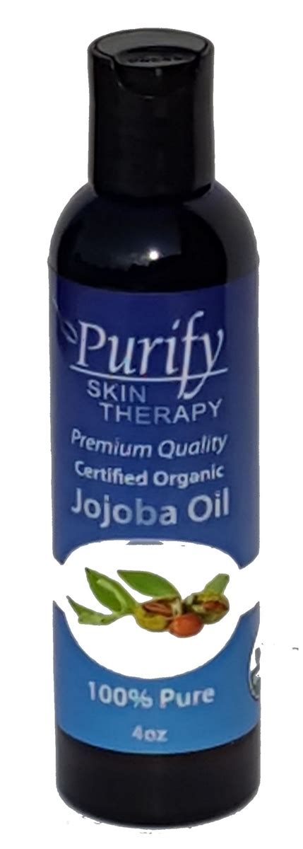 Certified Organic Jojoba Oil 4oz Purify Skin Therapy