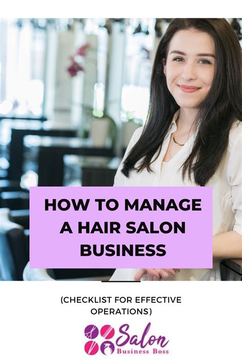 How To Manage A Hair Salon Business Checklist For Effective Operations