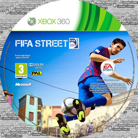 FIFA Street (2012) PAL CUSTOM - Xbox 360 - CD Label, DVD Cover, Front Cover