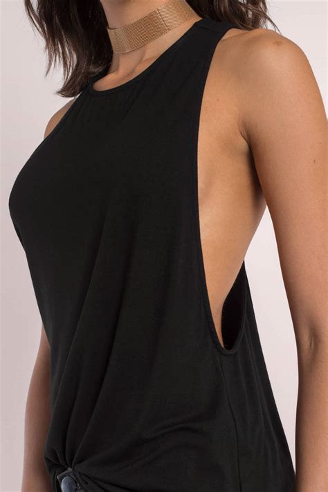 Sexy Black Tank Top Racerback Top Black Top 38 00