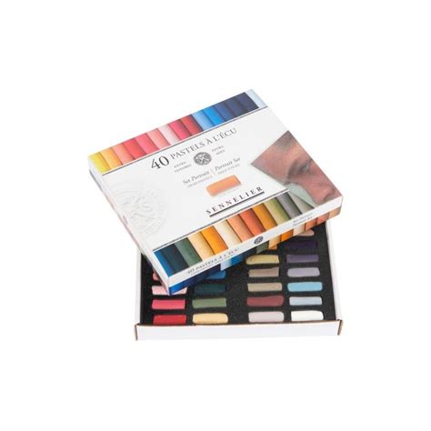 Bo Te Carton Demi Pastels Ecu Portrait Sennelier Pastels Ten