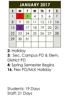 Coppell High School - School District Instructional Calendar - Coppell ...