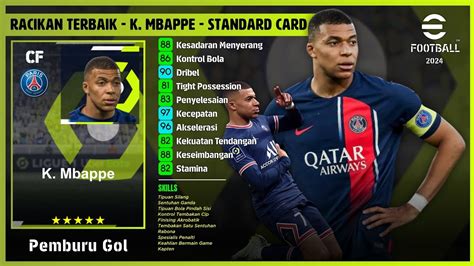 Best Players Review Racikan Terbaik Kartu Standar K Mbappe Di