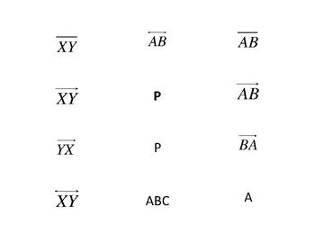 Geometry Notation Activity by Marcy Ten Haken | TPT