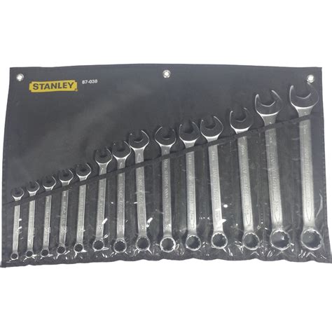 Stanley Pc Slimline Combination Wrench Set Fastening Tools