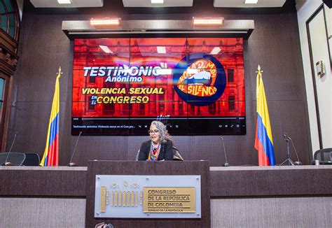 María José Pizarro Presenta Testimonio E Informe De Casos De Violencia Sexual En El Congreso De