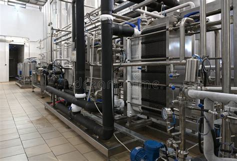 Alcohol Production Equipment. Food Industry Stock Photo - Image of ...