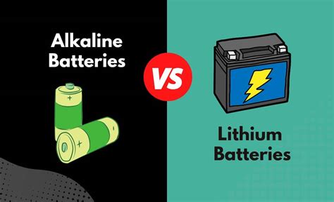 Alkaline Vs Lithium Batteries Whats The Difference With Table