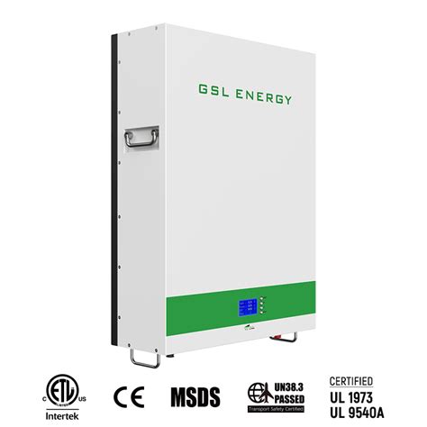 Gsl Energy V Lifepo Battery Ah Solar Power Wall Lithium Battery