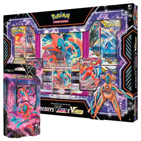 Pokémon Tcg Box Coleção De Batalha Deoxys Vmax E V Astro Baralho