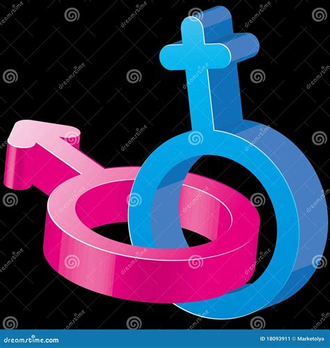 Two Crossed Gender Sex Signs Stock Illustrations 5 Two Crossed Gender