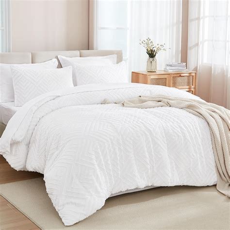 Andency California King Size Comforter Set With Sheets White 7 Pieces Bed In A Bag