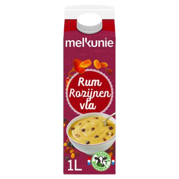 Melkunie Rum Rozijnen Vla 1L Bestellen Zuivel Eieren Boter Jumbo