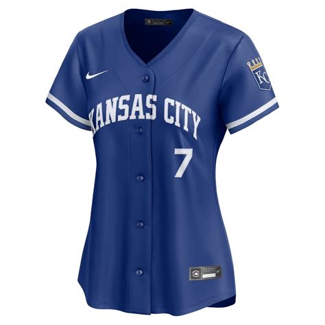 womens kansas city royals bobby witt jr nike royal alternate