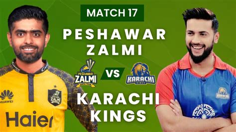 🔴 Psl 2023 Match No 17 Karachi Kings Vs Peshawar Zalmi Live