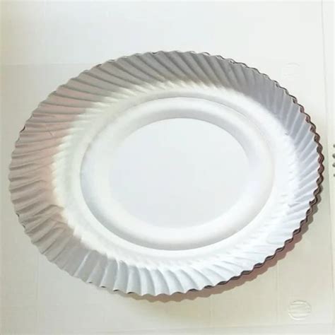 12 Inch Disposable Paper Plate At 2 50 Piece Silver Paper Dish In