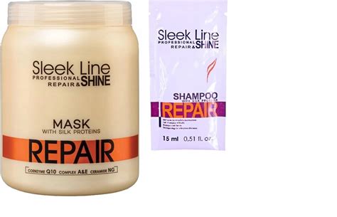 Stapiz Sleek Line MASKA Repair 1000ml Szampon 15ml 11508810269 Allegro Pl