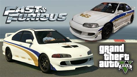 GTA 5 Danny S Fast And Furious Honda Civic Dinka Kanjo SJ REPLICA