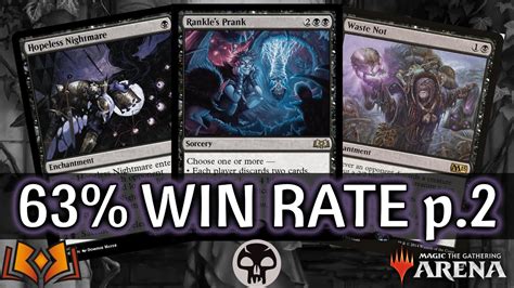 Mono Black Discard 63 Win Rate Part 2 MTG Arena Explorer BO3