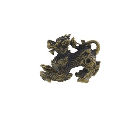 Amulette Dragon Pixiu Pi Yao Piyao Luck Attraction Amulet Thai Buddhist G31