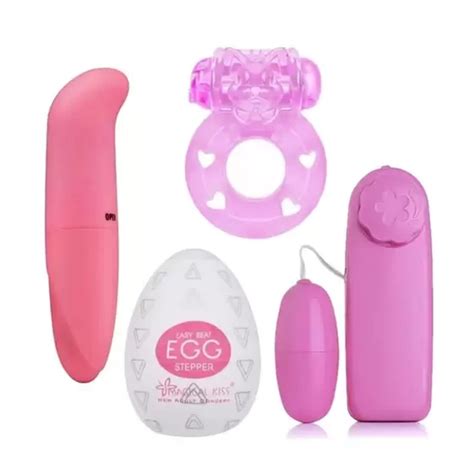 KIT VIBRADOR GOLFINHO VIBRADOR BUELLT EGG ANEL PENIANO Embrasex Sex Shop