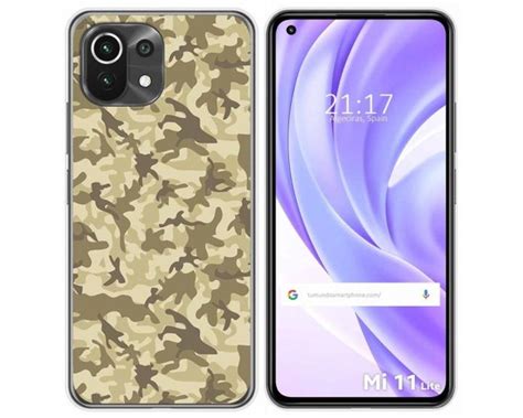 Tumundosmartphone Funda Gel TPU Xiaomi Mi 11 Lite Sand Camuflaje