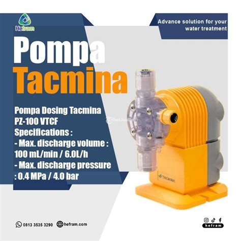 Distributor Pompa Tacmina Dosing Di Bogor Tribun Jualbeli