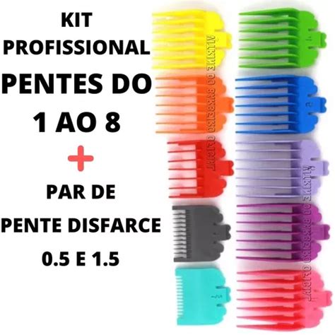 Kit Pentes P Máquina De Corte 8 Guia 2 Disfarce Original MercadoLivre