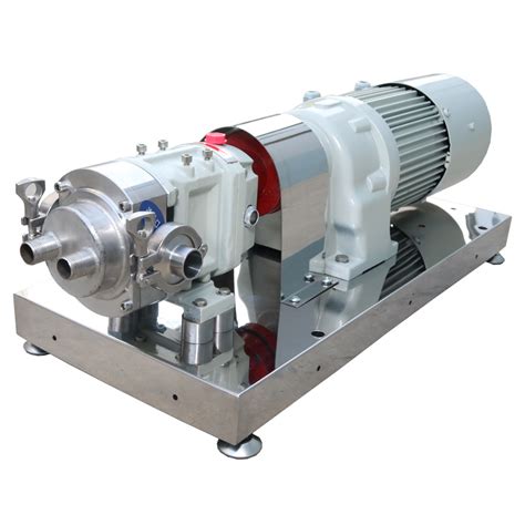 Stainless Steel Sanitary Cam Rotor Pump Food High Viscosity Syrup