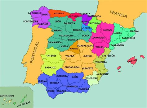 Map Of Spain