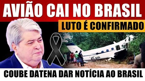 AVIÃO acaba de CAlR no BRASIL e Apresentador DATENA confirma DEZENA