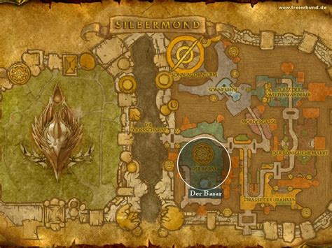 Der Basar Landmark Map And Guide Freier Bund World Of Warcraft