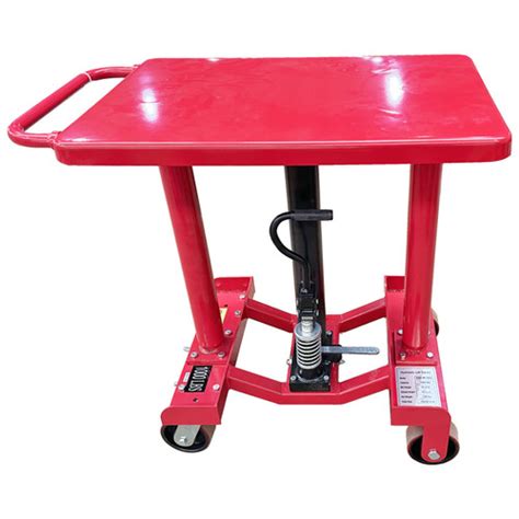 Low Profile Post Lift Table 1000 Lb Cap 30x20 Platform 25 To 37