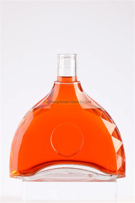 Custom Design Empty Brandy Xo Vodka 750ml Decanter Engraved Alcohol