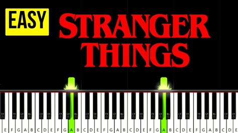 Stranger Things Theme Easy Piano Tutorial For Beginners Learn To