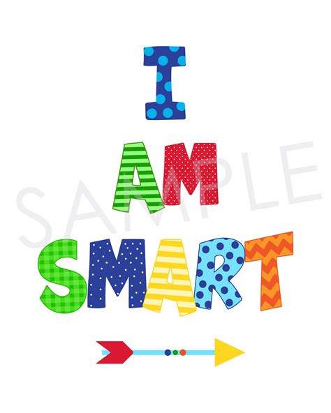 I Am Smart I Am Brave I Am Honest I Am Kind Printable Kids | Etsy