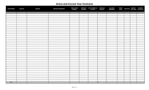 Blank Spreadsheets Printable PDF — excelxo.com