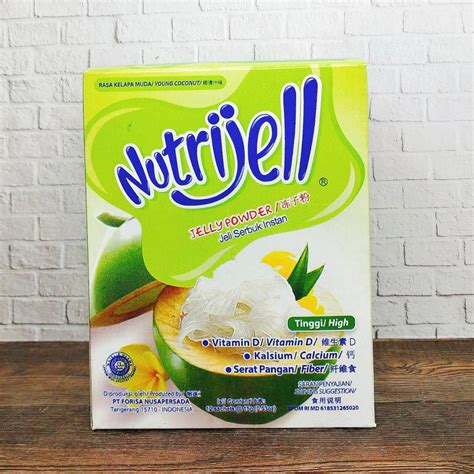 Jual NUTRIJELL BOX JELLY POWDER JELI SERBUK INSTAN RASA KELAPA MUDA