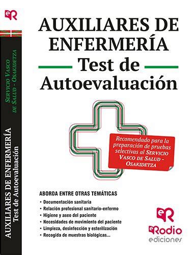 Test Auxiliares de Enfermería Osakidetza Servicio Vasco de Salud