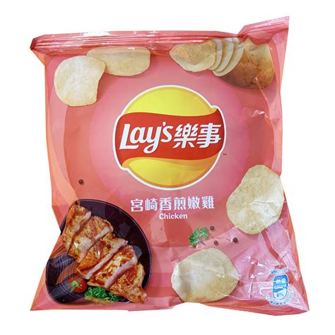 Lay S Potato Chips Miyazaki Fried Chicken Flavor 1 51oz 乐事薯片 宫崎香煎嫩鸡味 1 51oz Lays Potato